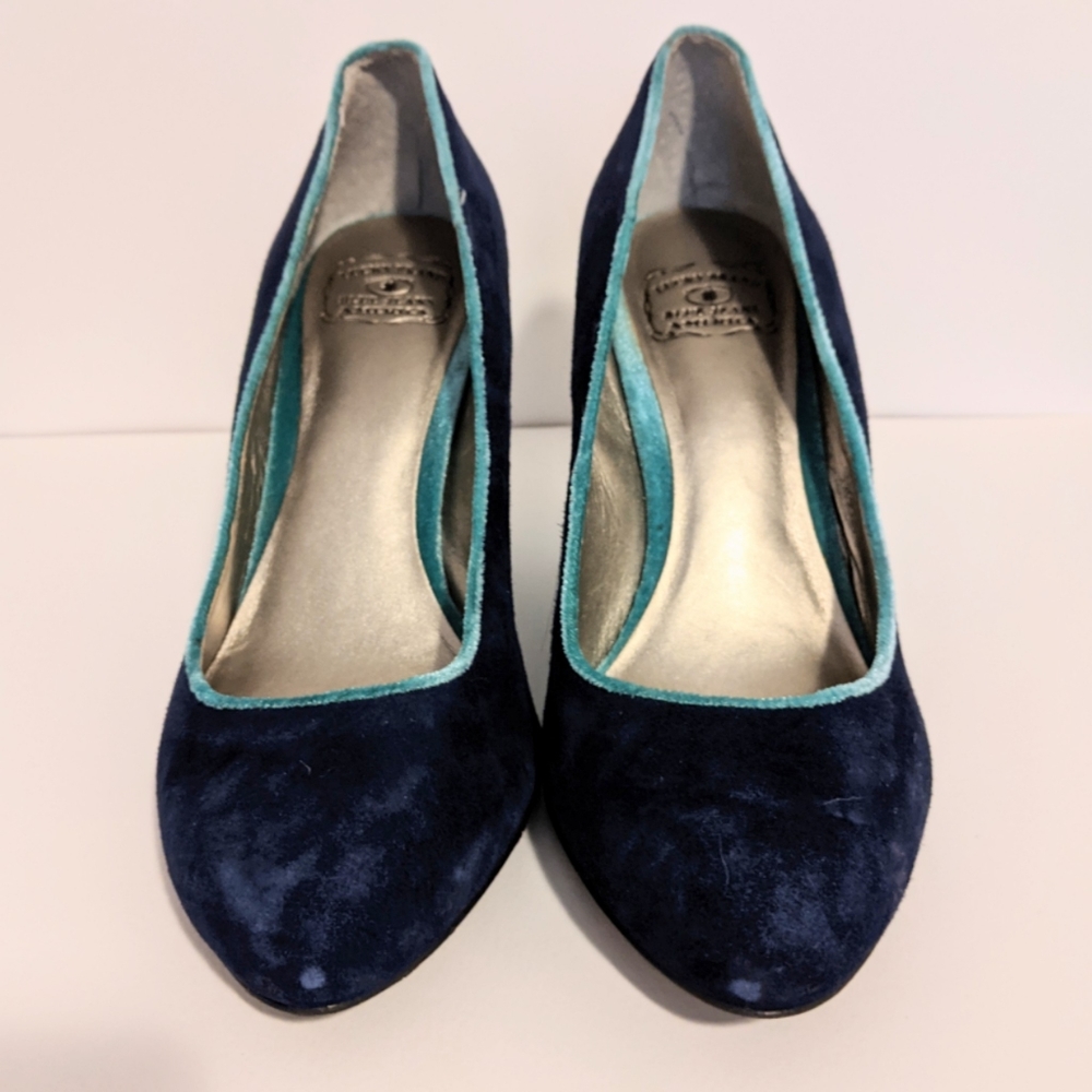 Lucky Brand Blue Wedges